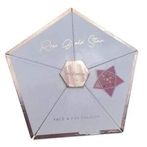 Profusion Rose Gold Star Face & Eye Palette Glitter Eyeshadow & Blush Limited Ed